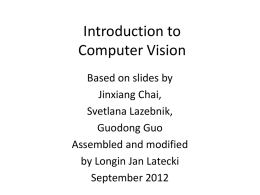 CS 143: Introduction to Computer Vision