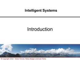Intelligent Systems - Teaching-WIKI