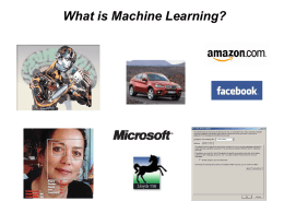 Definition of Machine Learning