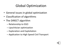 global optimization algorithms
