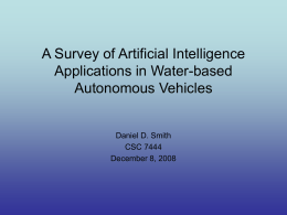 A Survey of Artificial Intelligence Applications in Water