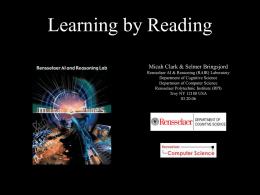 Slate's Reading Process - Rensselaer Polytechnic Institute