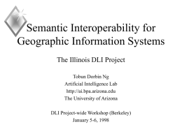 Semantic Interoperability for Geographic Information Systems