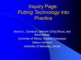 Fostering Inquiry-based Learning in Technology