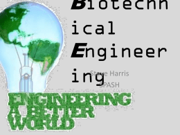 Biotechnical Engineering