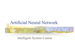 Artificial Neural Network - Petra Christian University