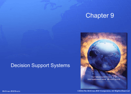Intro to Information Systems