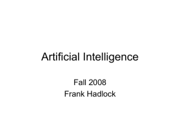 Artificial Intelligence - Tennessee Technological University