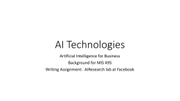 AI Technologies