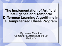 The Implementation of Artificial Intelligence and Temporal