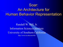 Soar - Information Sciences Institute