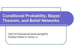 Probability theory - University of Mary Hardin–Baylor