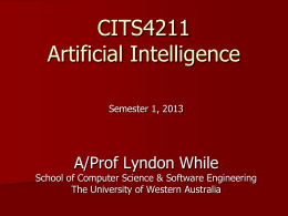 Intro to CITS4211 for 2013 - Unit information