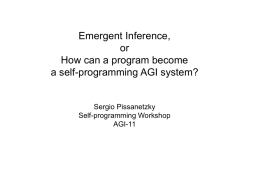 PowerPoint - Sergio Pissanetzky