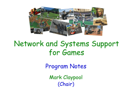ppt - NetGames 2008 - Worcester Polytechnic Institute