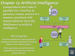 Artificial Intelligence & Neural Networks