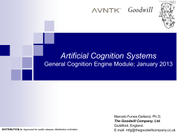 Artificial Cognition Systems-General Cognition Engine