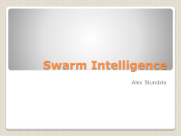 Swarm intelligence - Winona State University