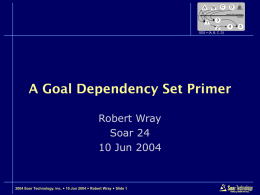 Goal Dependency Set Primer - EECS