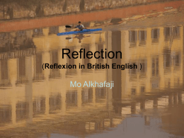 Reflection - People.cs.uchicago.edu