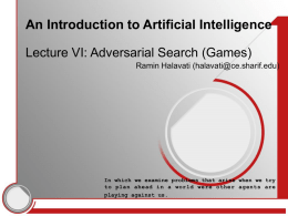AI-06-Adversarial Search