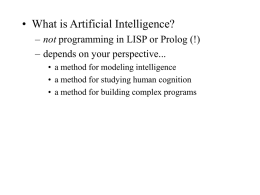 What is AI? - TAMU Computer Science Faculty Pages