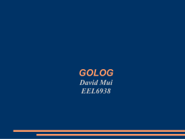 GOLOG David Mui EEL6938