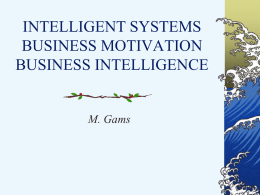 BI - Department of Intelligent Systems