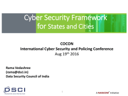 Cyber Security Framework
