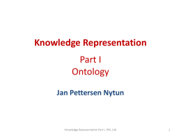 Knowledge Representation I (pptx