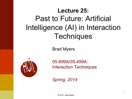 Spring, 2014 Lecture 25