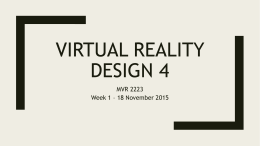 Virtual reality Design 4