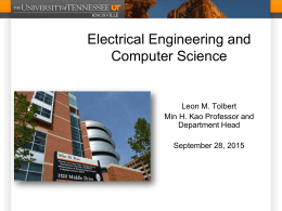 Powerpoint - The University of Tennessee, Knoxville