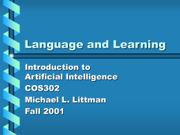 Language - Princeton CS