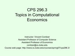 296.3 lecture 1 - Duke Computer Science