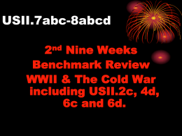2nd Nine Week Mid-Point Benchmark Review