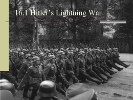 Hitlers Lightning War