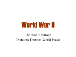 WWII: Europe - davis.k12.ut.us