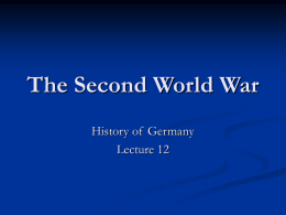 PowerPoint World War II lecture