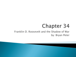 Bryan Chapter 34 powerpoint APUSH
