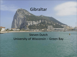 Gibraltar - University of Wisconsin