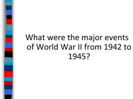 World War II, 1942-1945