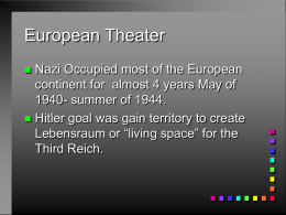 WWII European Theater