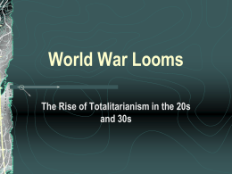 World War Looms Chapter 16.1 and 16.2