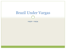 Brazil Under Vargas