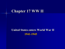 Chapter 17 WW II - The Best CCTE Class
