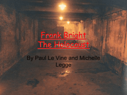 Frank Bright The Holocaust