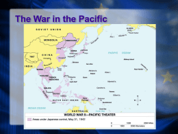 The War in the Pacific - Lincoln Public Schools | Home Page