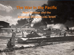 The War in the Pacific - Langley School District #35