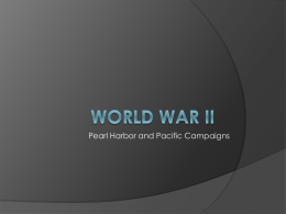 WORLD WAR II - Loudoun County Public Schools / Overview